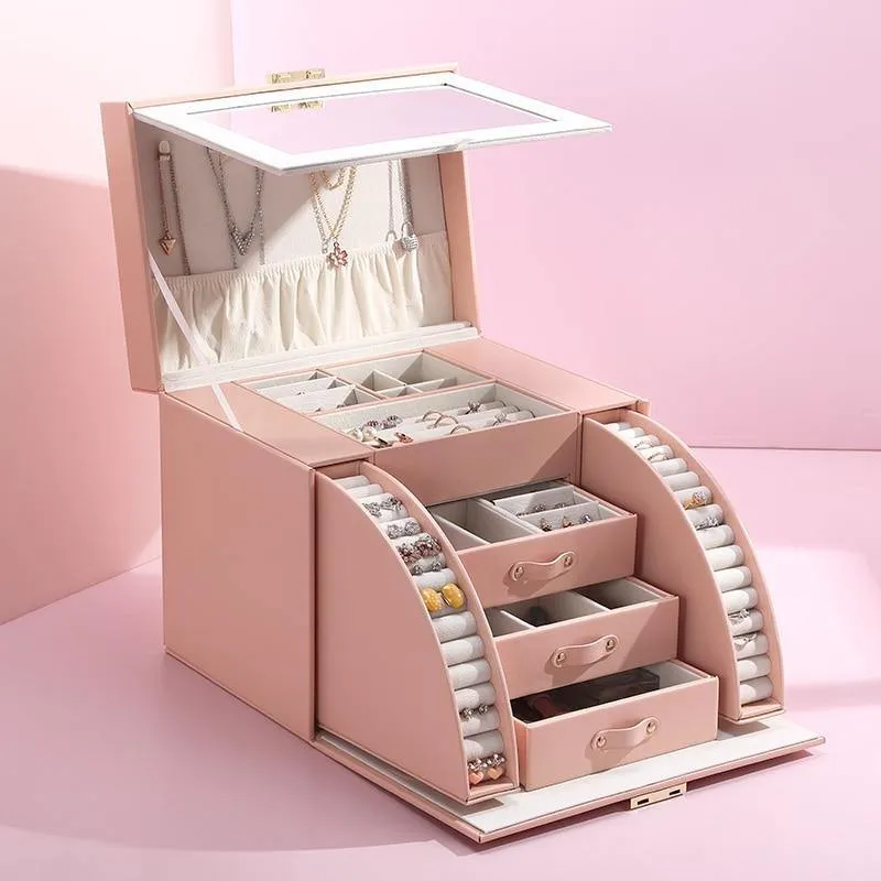 Luxury Large Jewelry Storage Drawer Box