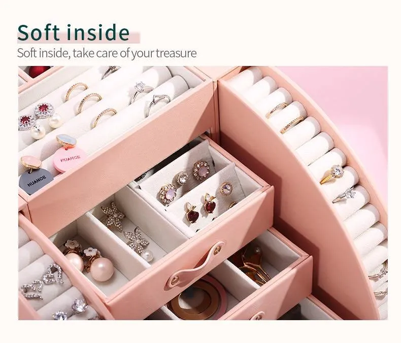 Luxury Large Jewelry Storage Drawer Box