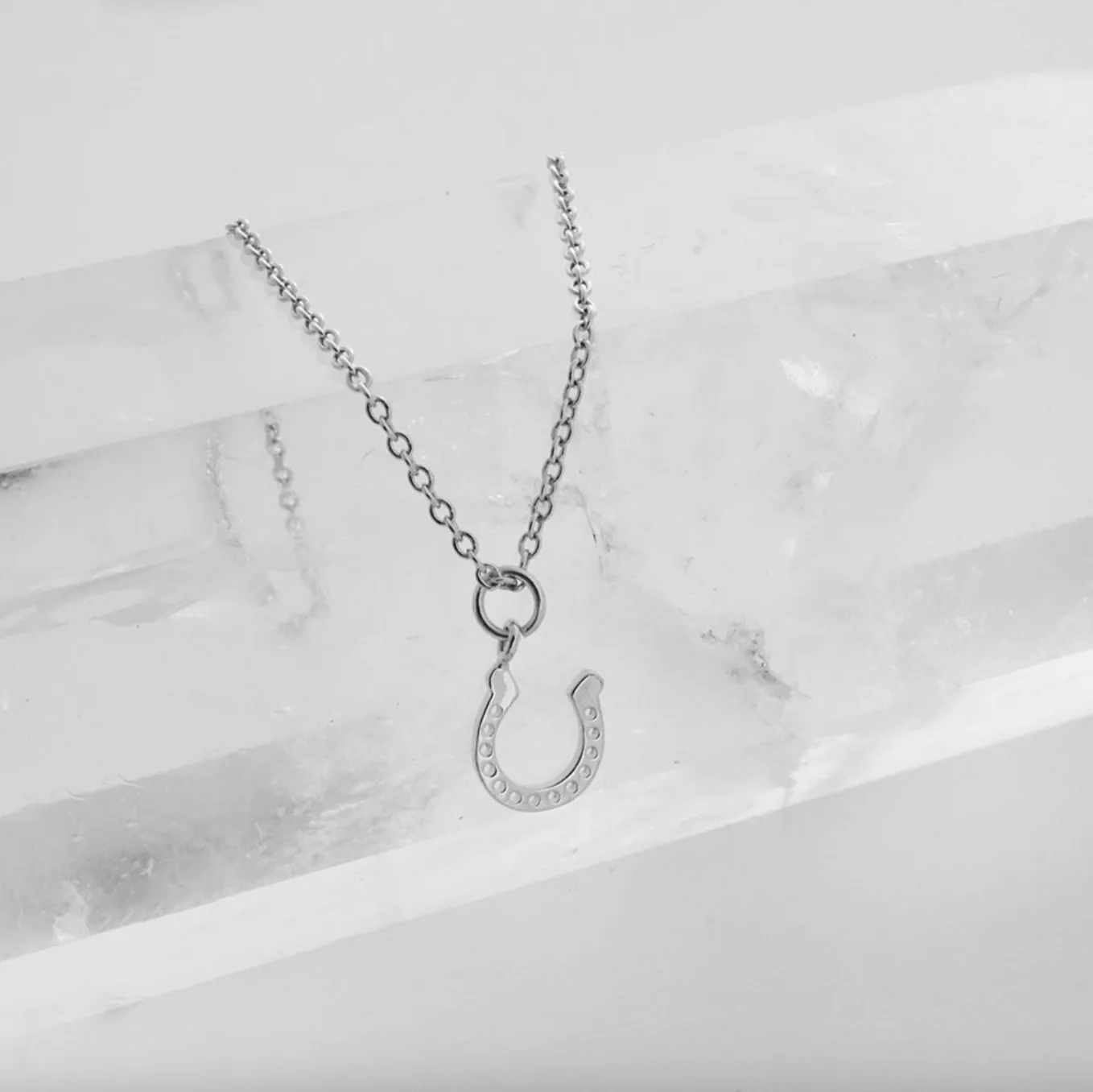 magic charm horseshoe necklace