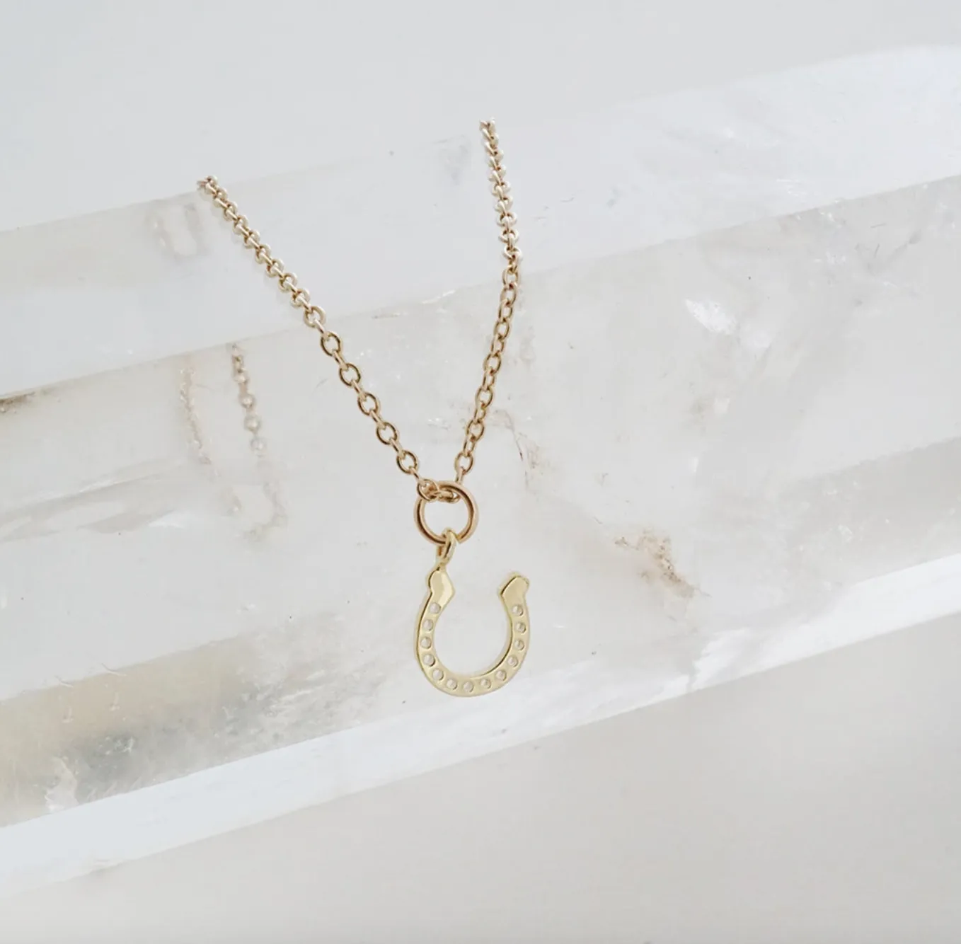 magic charm horseshoe necklace