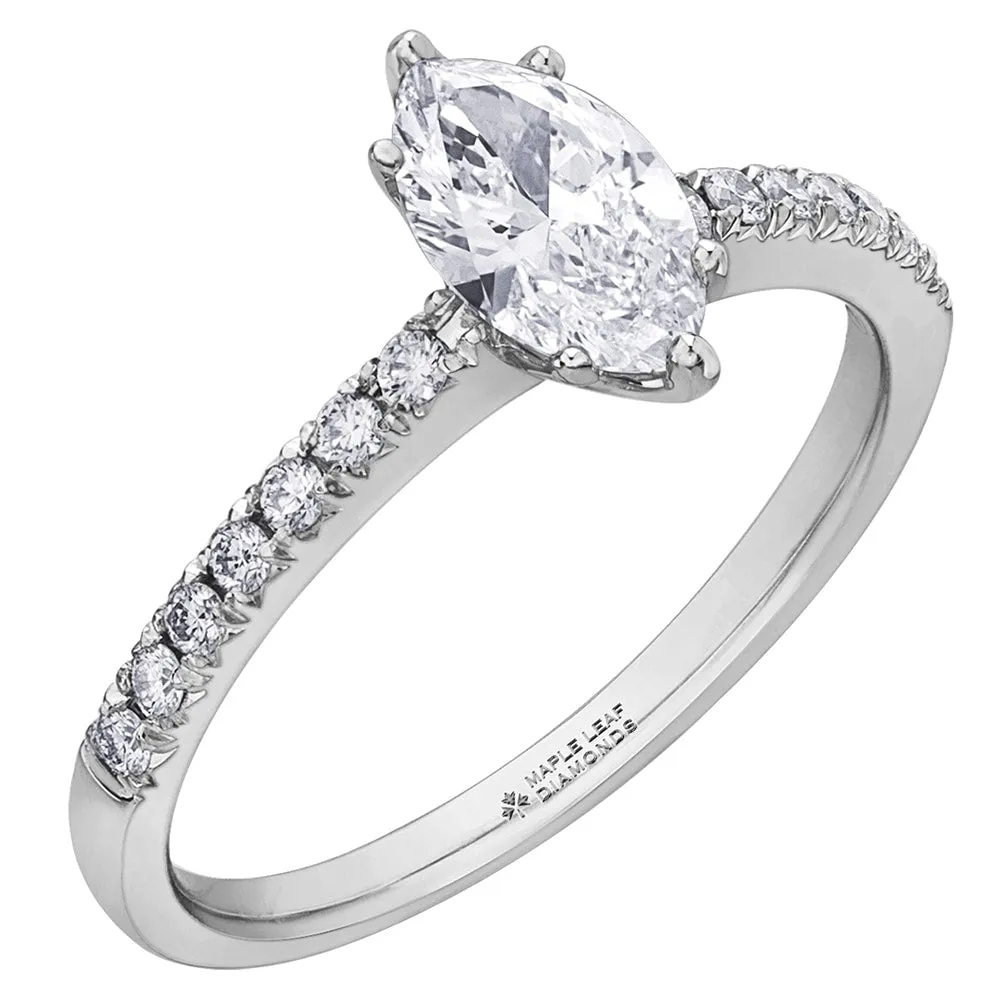 Marquise Cut Canadian Diamond Ring