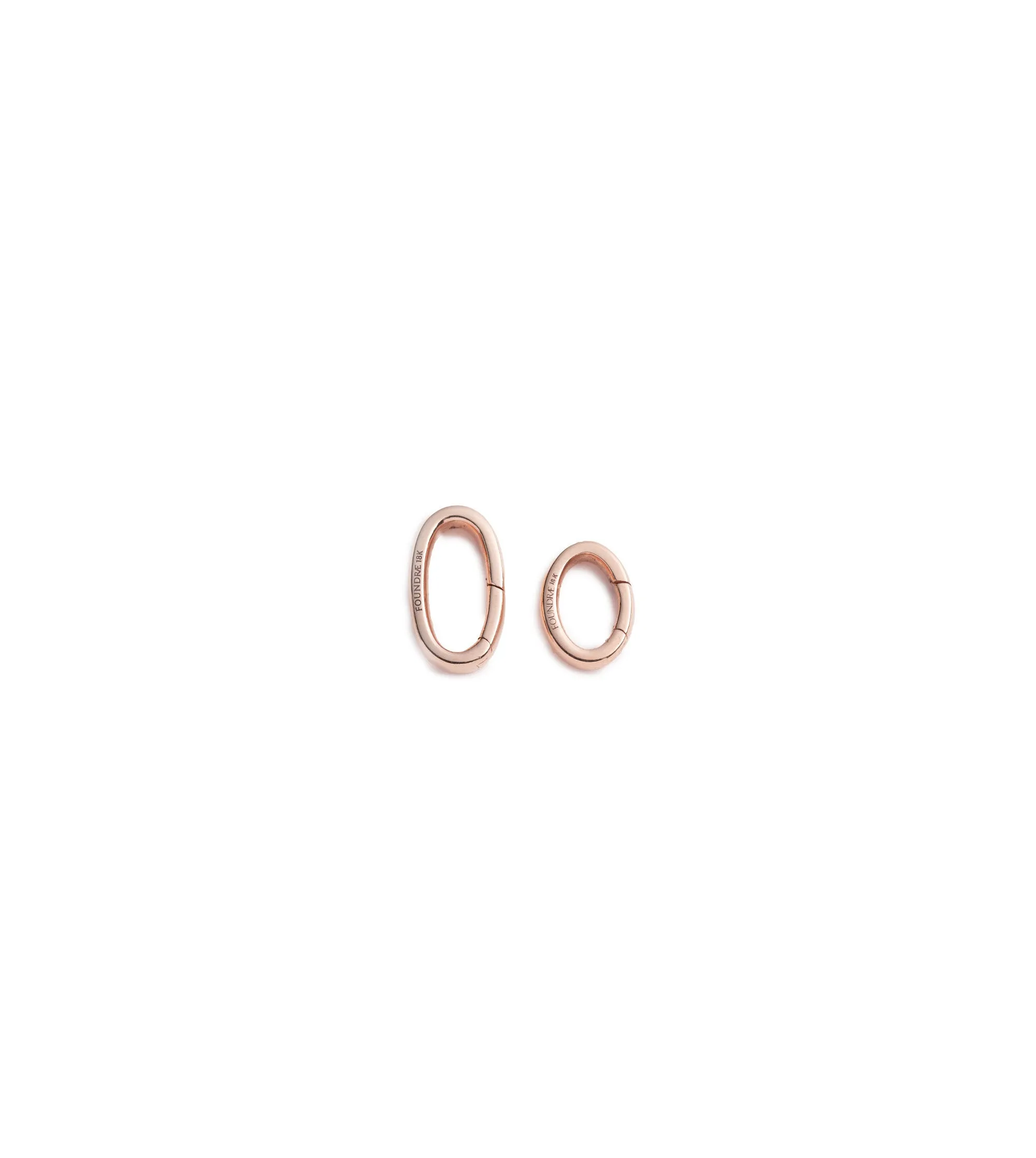 Medium Oval Annex Link Rose Gold