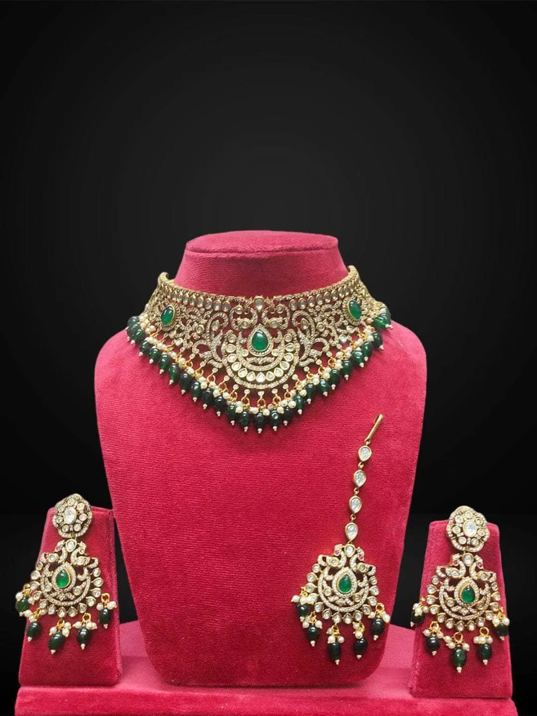 Meenakari Kundan Studded Heavy Necklace