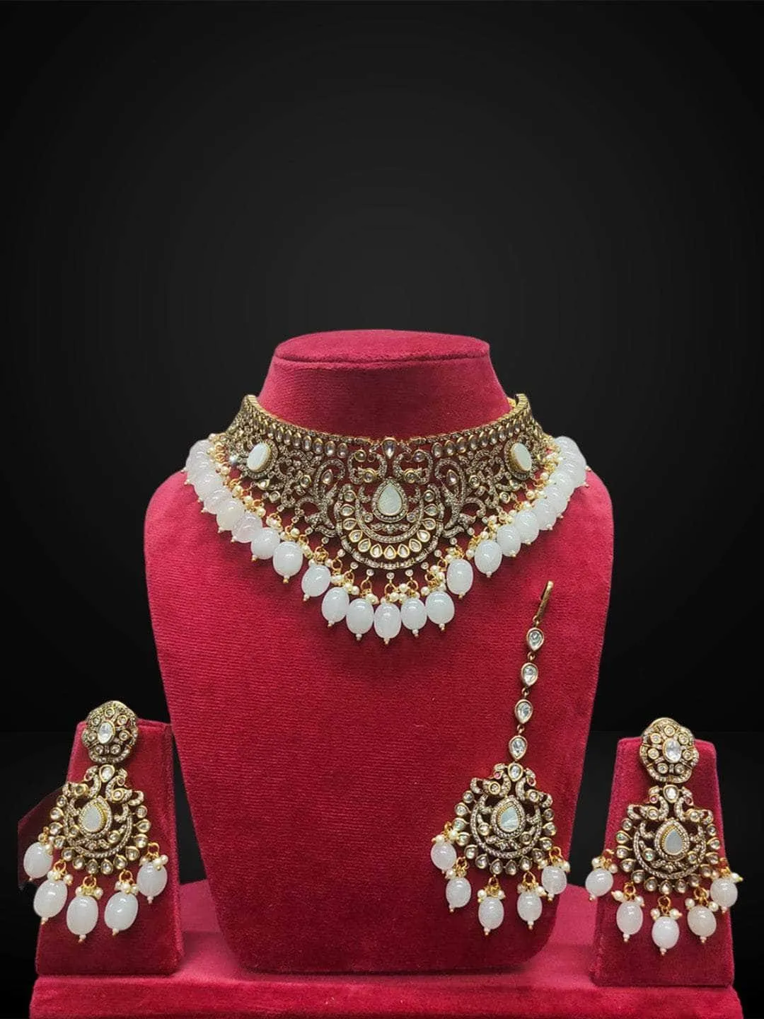 Meenakari Kundan Studded Heavy Necklace