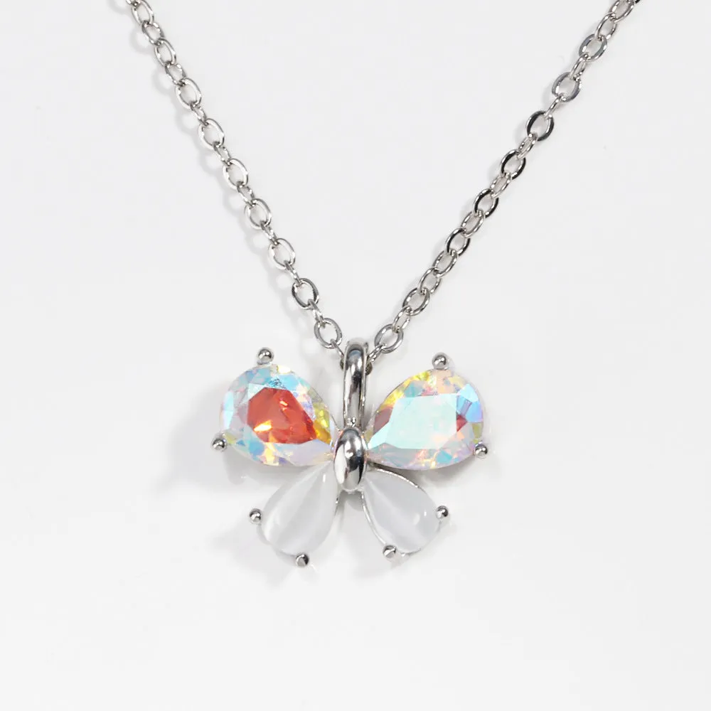 Moderate Luxury Butterfly Copper Electroplating Necklaces