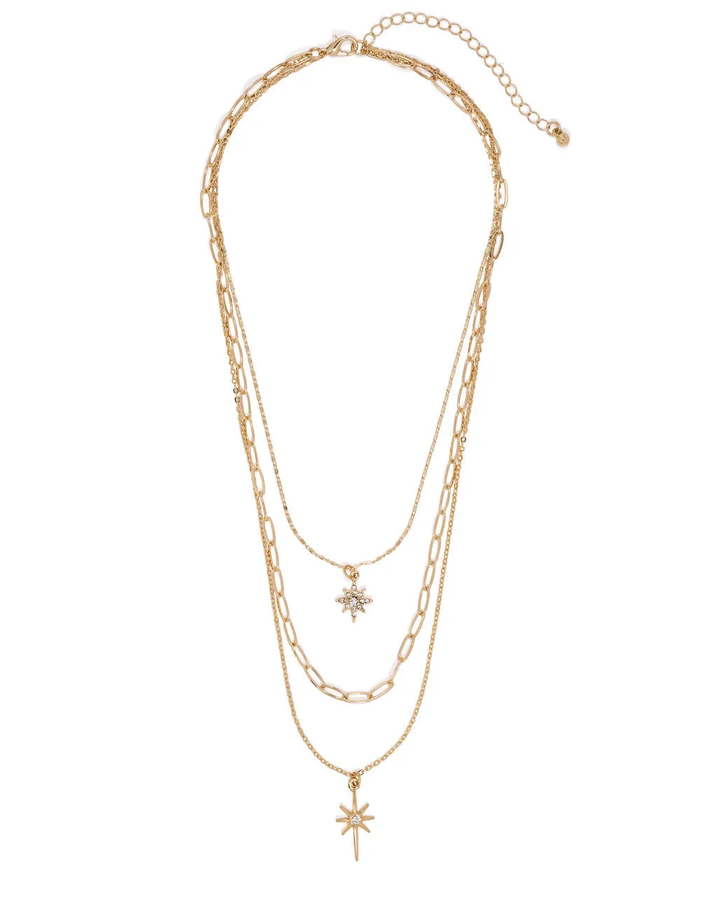 North Star Layered Necklace