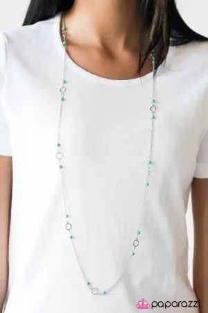 Paparazzi Necklace ~ Beach Savvy - Blue