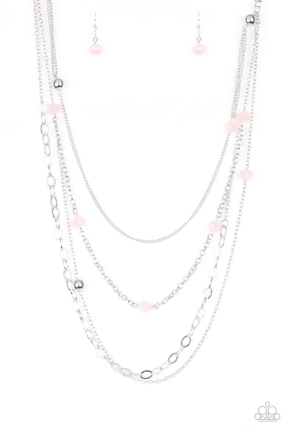 Paparazzi Necklace ~ Glamour Grotto - Pink