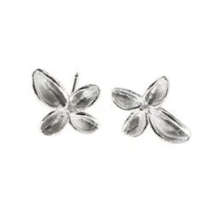 Pedal Post Earrings in sterling silver