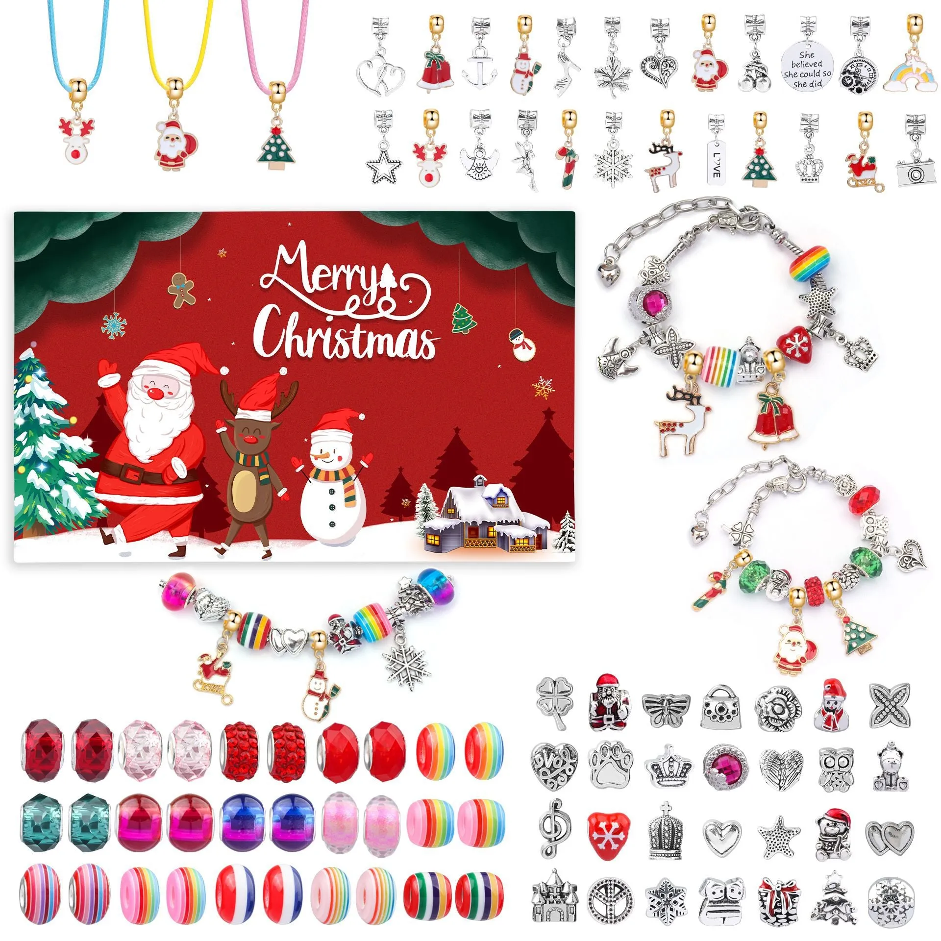 Poppy Crafts Luxury Jewellery Making Kit - Christmas Collection #1*