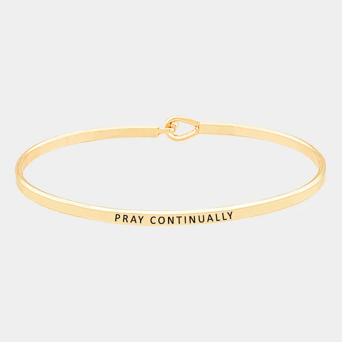 Pray Continually (Gold)