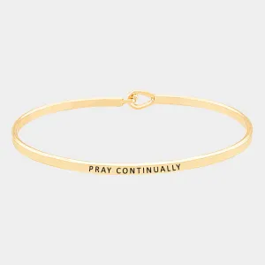 Pray Continually (Gold)