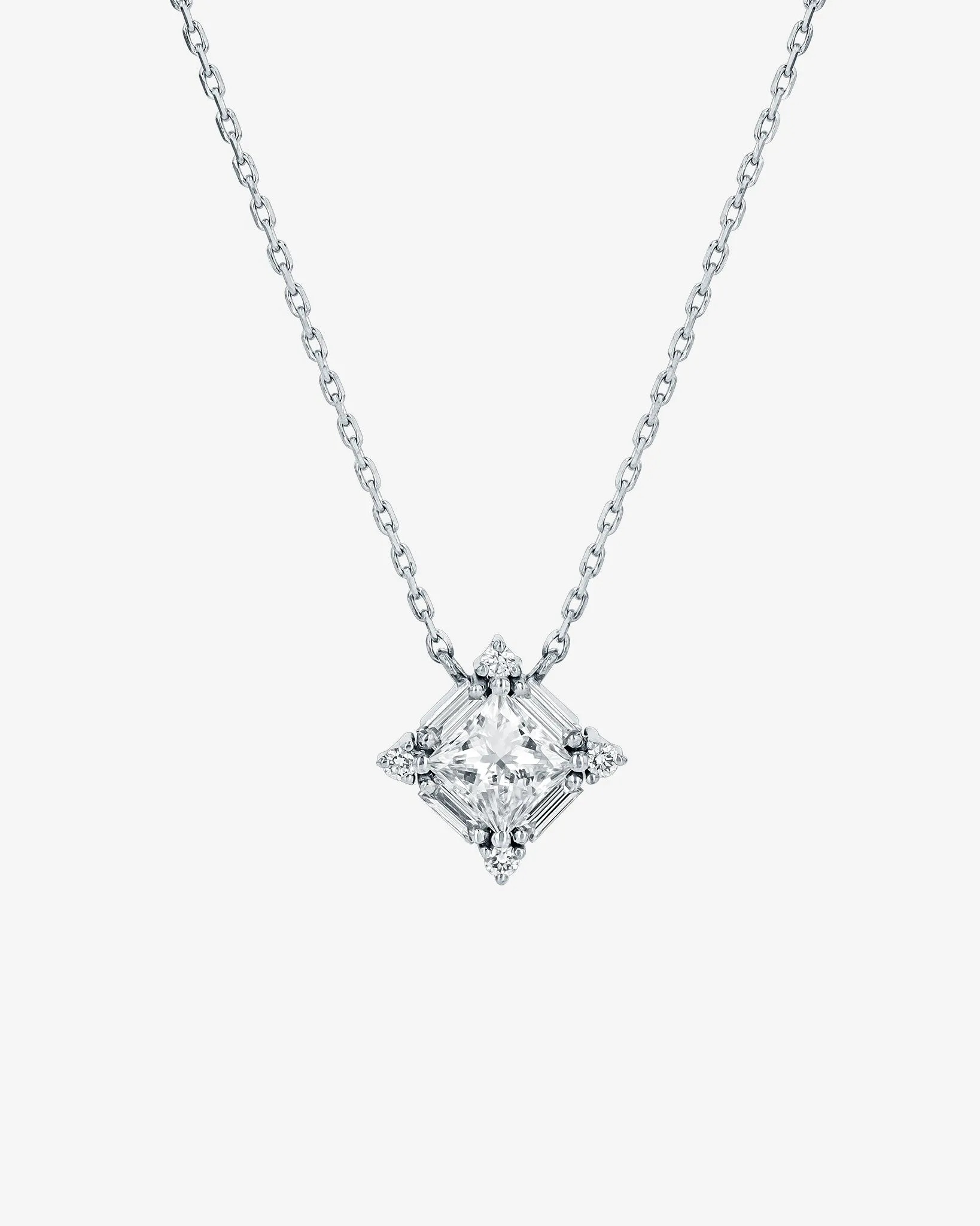 Princess Midi Diamond Pendant