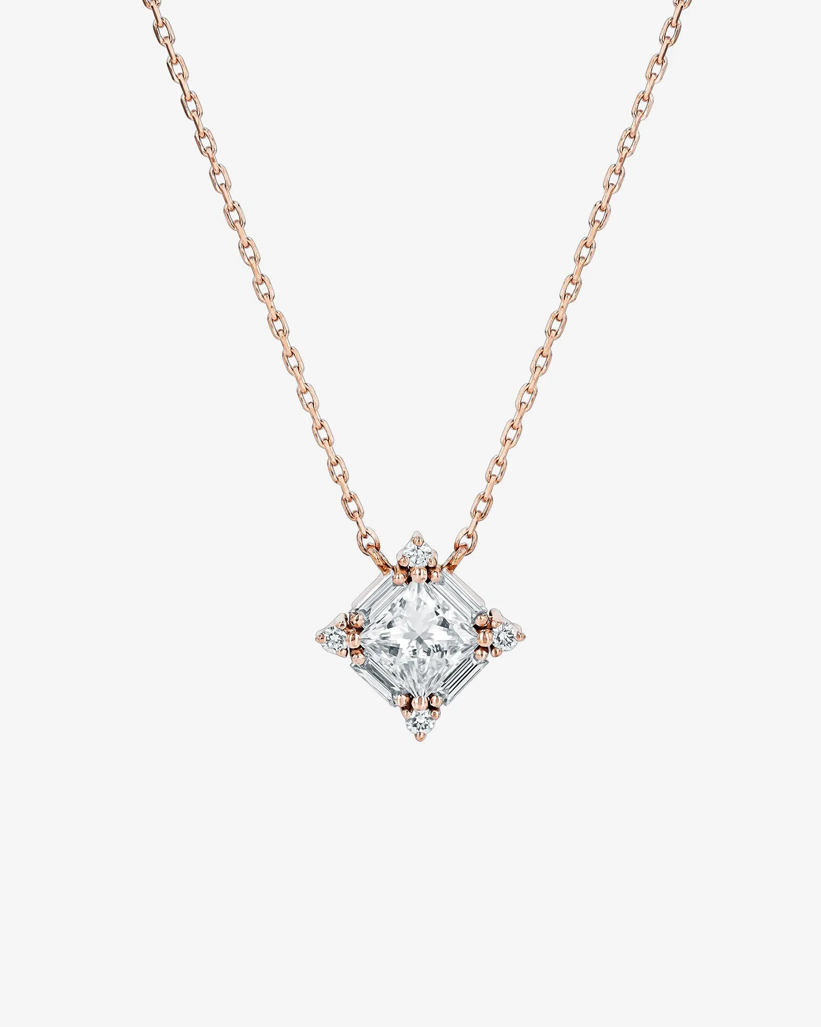 Princess Midi Diamond Pendant