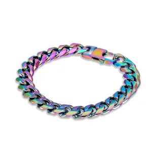 RAINBOW CURB BRACELET