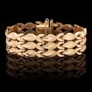 Retro 18Kt Yellow Gold Bracelet, Italy