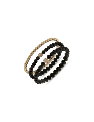 Set of 3 Stretch Bead Bracelets