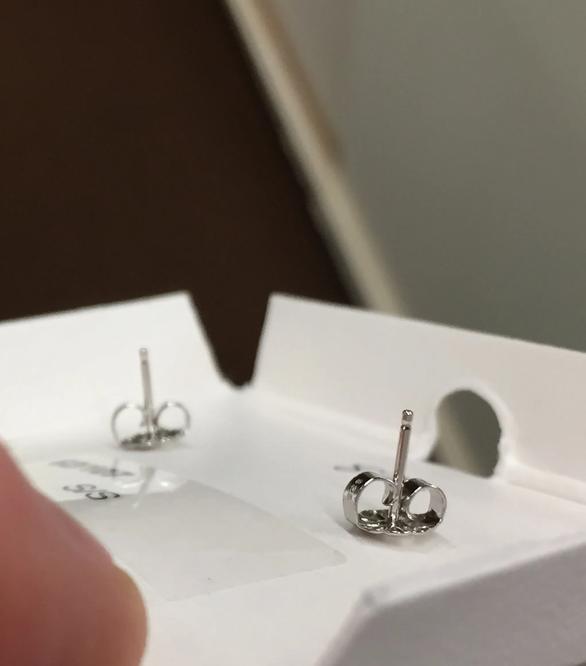 Small Silver Ball Stud Earrings