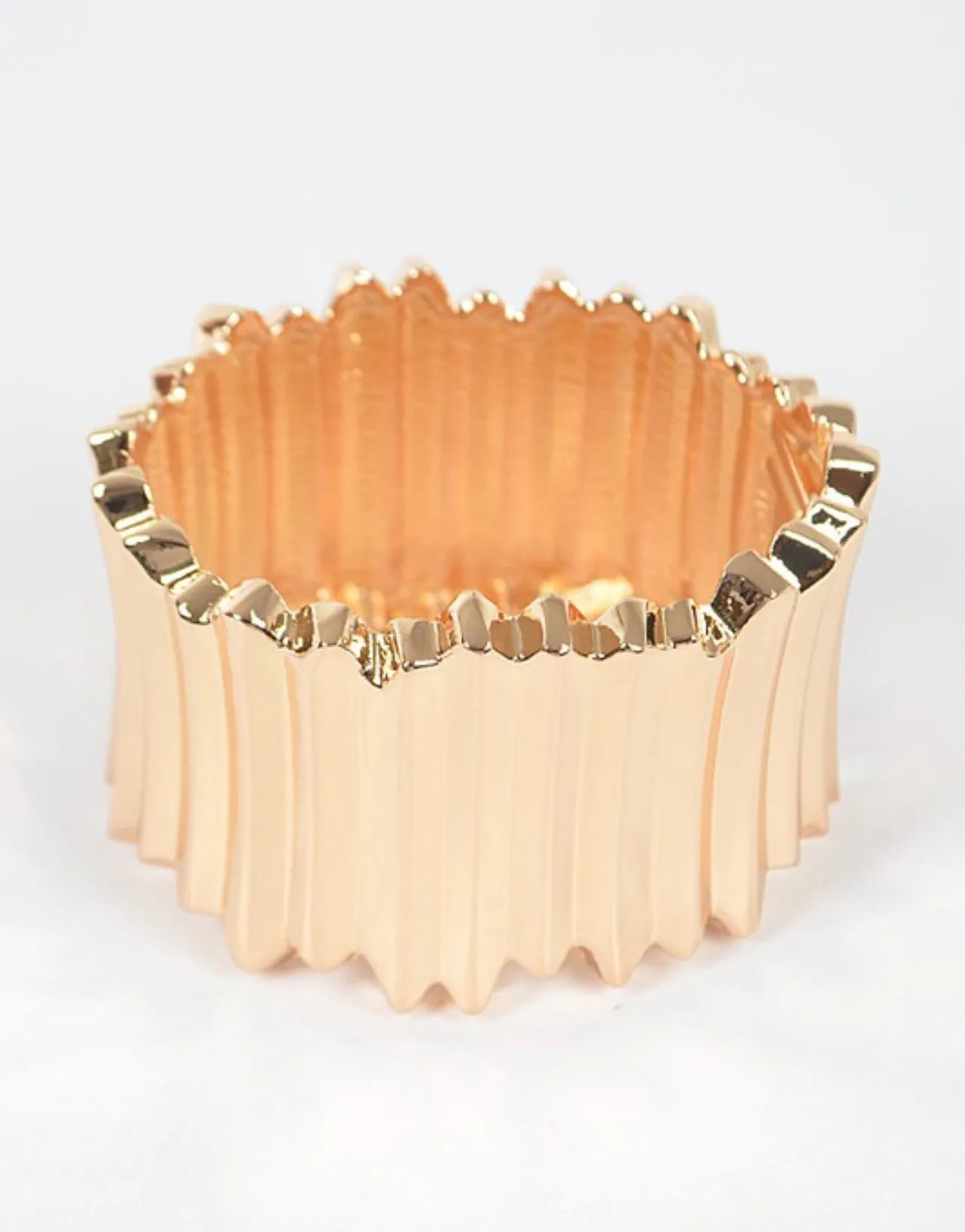 Statement Metal Gold Cuff Bracelet