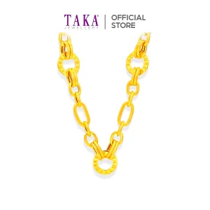 TAKA Jewellery 916 Gold Long Necklace