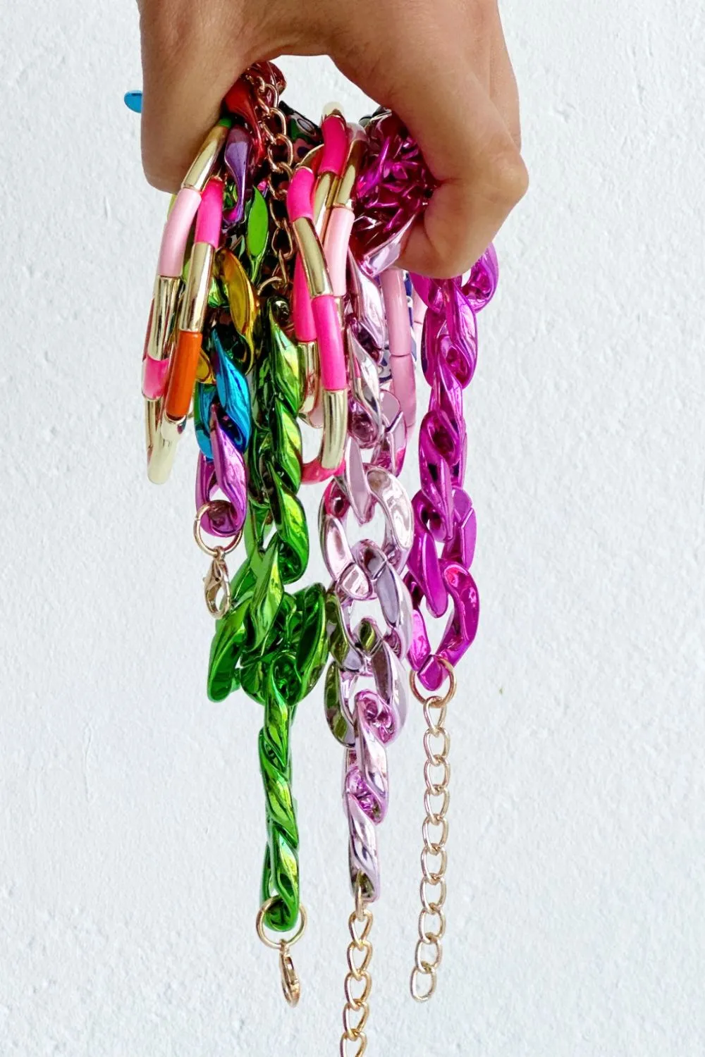 The MET CHAIN Bracelet - Metallic Rainbow