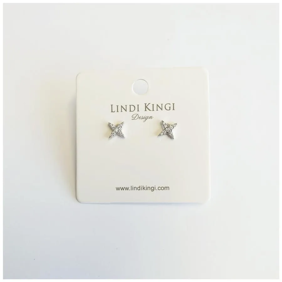 Tiny Star Studs - Silver