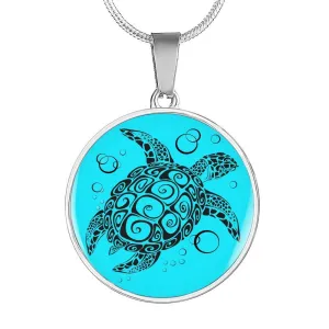 Turquoise Turtle Twist Necklace