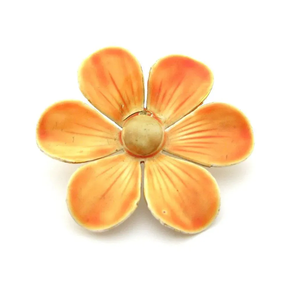 Vintage 1960s Sandor Designer Flower Brooch