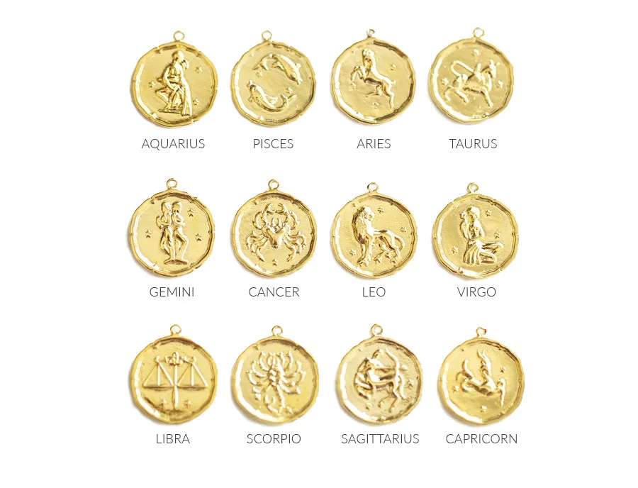 Zodiac Coin Necklace